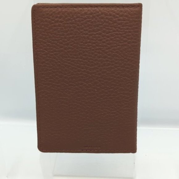 Lodis Passport Wallet Brown Pebble Leather Travel Card Wallet - Picture 3 of 4
